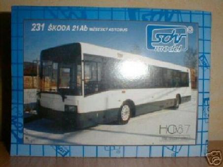 SDV Bus Bausatz Stadtbus Skoda 21 Ab  weiss 