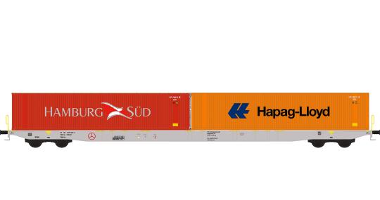 Hobbytrain N Containerwagen Sggnss\'80 Boxxpress, Ep.VI 23103 