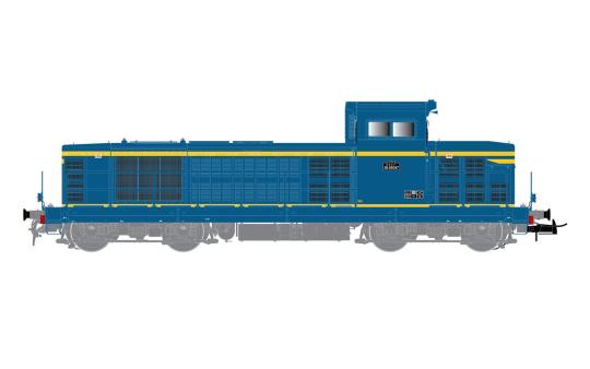 Jouef BB66000, 2.Serie, blau-gelb, SNCF, Ep. III 