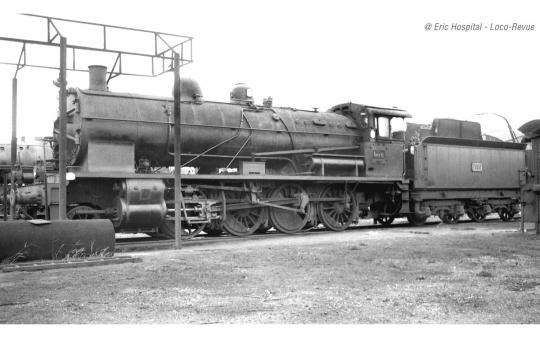 Jouef Dampflok 140 C 362, schwarz-grün-gelb, SNCF, Ep. III 