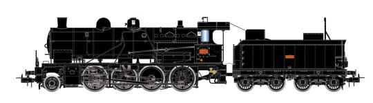 Jouef Dampflokomotive 140 C 158, Ep. III SNCF 