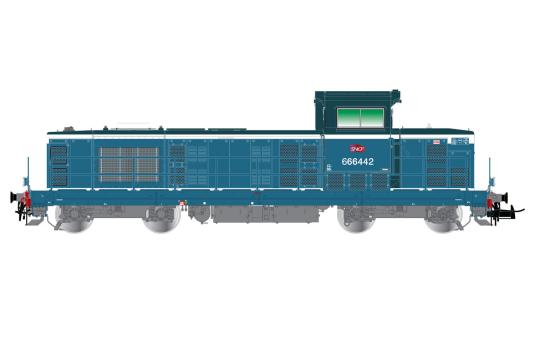 Jouef Diesellok BB 666442, blau,SNCF Epoche  VI 