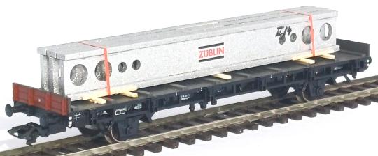 Loewe Ladegut System-Hallenträger ZÜBLIN  / HO, 130 mm 