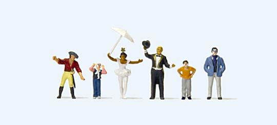 Preiser Figuren Beim Karnevalsumzug (4) 