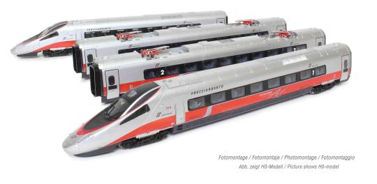 Arnold 4-tlg. Set el. Triebzug Reihe ETR 610,FS AV Frecciargento-Lackierung, Ep. 