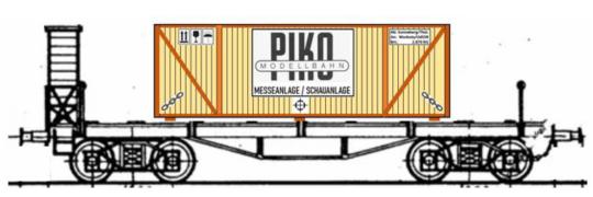 Loewe Ladegut Überseekiste P I K O, Ep. III-IV / TT, 65 mm 2484 