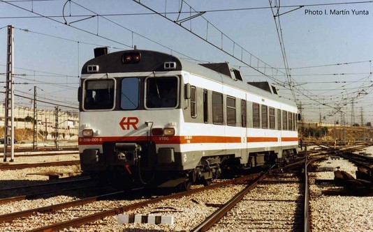 Electrotren Dieseltriebwagen 596 Regionales R1, 9-596-006-7, RENFE, Ep. V 2500A_ 