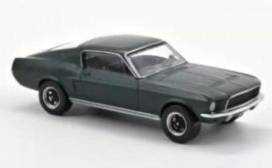 NOREV 1:43 Jet Car Ford Mustang Fastback 1968 - Satin Green 