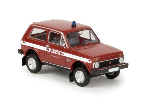 Brekina PKW Lada Niva FFW Langenhessen 27234 