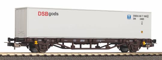 PIKO Containertragwg. Lgjs DSB  V, beladen mit 40`Container DSB 27720 