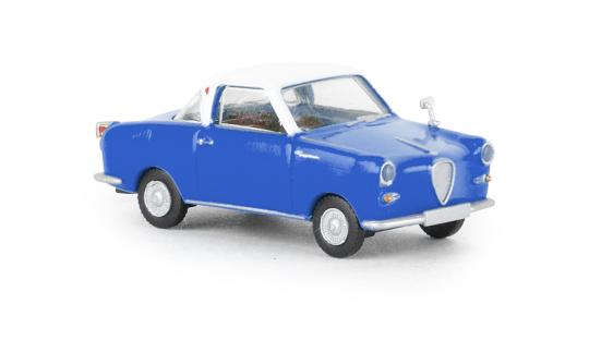 Brekina PKW Goggomobil Coupe blau, weiss 27858 