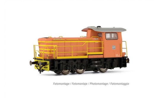 Rivarossi Dieselkokomotive Reihe 250 2001 in oranger Lack. FS, Ep.V  2795_HR 