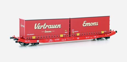 Mehano Containerwagen Sgkkms 698 DB Cargo, Ep.VI, Emons 