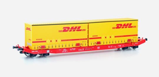 Mehano Containerwagen Sgkkms 698 DB Cargo, Ep.VI, DHL 28411 
