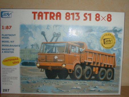 SDV LKW Bausatz Tatra T 813 S1 8x8 Kipper rot 