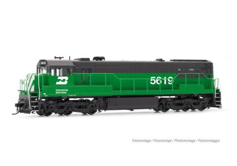 Rivarossi Diesellok U25C, #5619, Ep. III Burlington Northern HR2888 