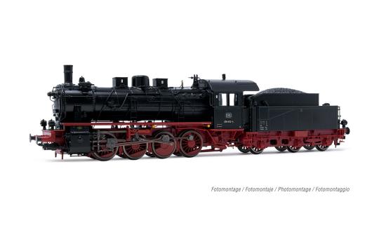 Rivarossi DB, Dampflokomotive mit Schlepptender 055 632-4, in schwarz-roter Farb 