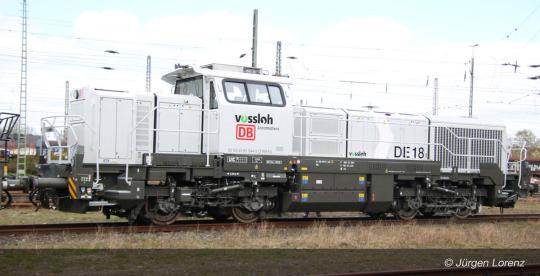 Rivarossi Diesellok Vossloh DE 12 DB Northrail grey livery Sound 