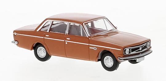 Brekina PKW Volvo 144 rotorange 1973 
