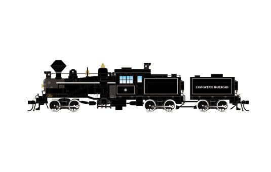 Rivarossi Heisler 3truck, Cass Scenic Railroad 6, Ep. III,   HR2949 