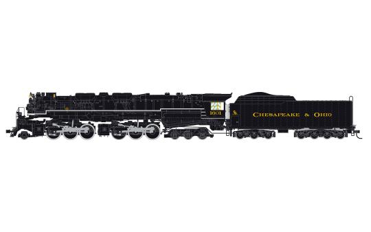 Rivarossi Güterzugdampflokomotive 2-6-6-6 Allegheny Cheseapeake & Ohio 1601 HR29 