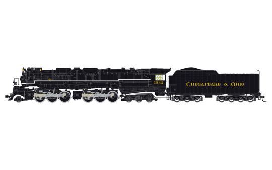 Rivarossi Güterzugdampflokomotive 2-6-6-6 Allegheny Cheseapeake & Ohio 1632 HR29 