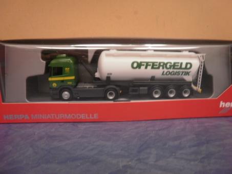 Herpa LKW Scania R Highl Kippsilo-SZ Offergeld Logistik 