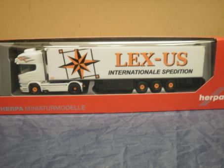 Herpa LKW Scania R Topl./Aerop. Kühl-KSZ LEX-US 