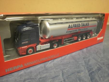 Herpa LKW MB Actros 11 Streamspace Gefahrgut-Silo-Sz Talke 