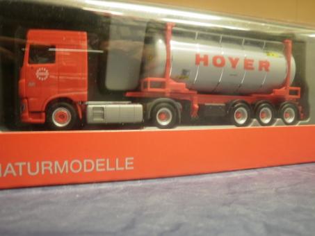 Herpa LKW DAF 106 XF SC Chemie-Tank-Cont-Sz Hoyer 306072 