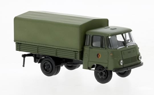 Brekina LKW Robur LO 2501 Pritsche/Plane NVA 30615 