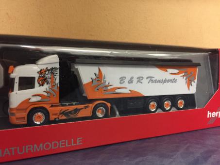 Herpa LKW Scania R Highl/Aerop Kempf-SZ B&R Transporte Arrow 