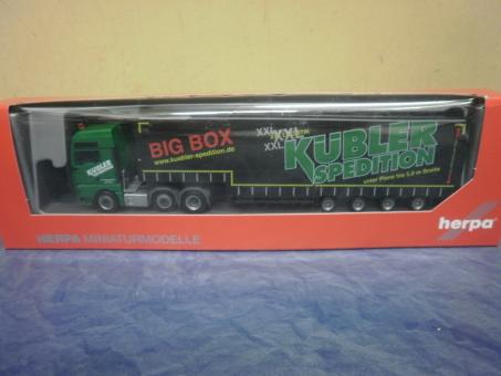 Herpa LKW MAN TG-X XXL Aerop. Ga-KSZ Kübler Big Box 