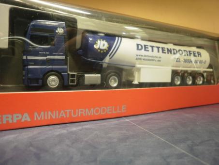 Herpa LKW MAN TG-X XXL Benzintank-SZ Dettendorfer 307208 