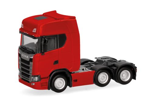 Herpa LKW Scania CS 20 HD/Aerop. SZM 3achs rot 307543 