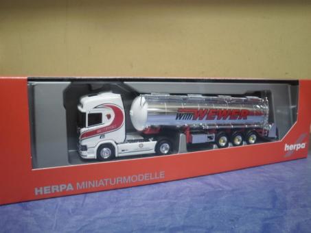 Herpa LKW Scania CS 20 ND Aerop.Tank-SZ Willi Wewer 308427 