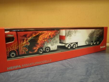 Herpa LKW Scania CS 20 HD Eurocombi-KHZ Ristimaa Fire Bird 