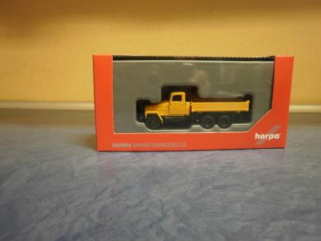 Herpa LKW IFA G 5 Dreiseitenkipper,orange 308663 