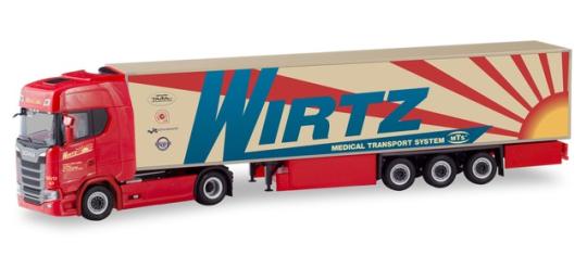 Herpa LKW Scania CS 20 HD Kühl-KSZ Wirtz 