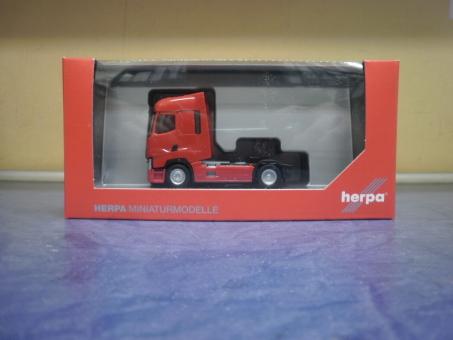 Herpa LKW Renault T SZM, rot (Chromfelgen,silberne  Verpackung) 