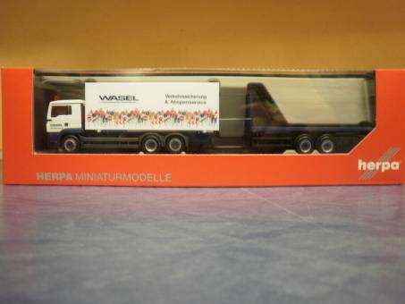 Herpa LKW MAN TG-S L WKHZ/Flat Wasel Krane 310918 