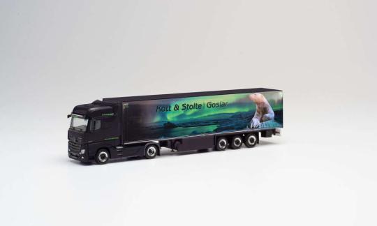 Herpa LKW MB Actros 11 Bigspace Kühl-KSZ Kott&Stolte Goslar 311762 