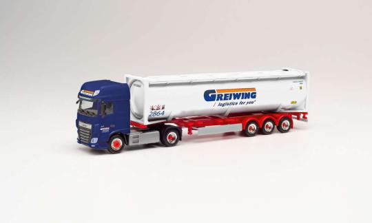 Herpa LKW DAF 106 XF SSC Drucksilo-Cont-SZ Greiwing 312004 