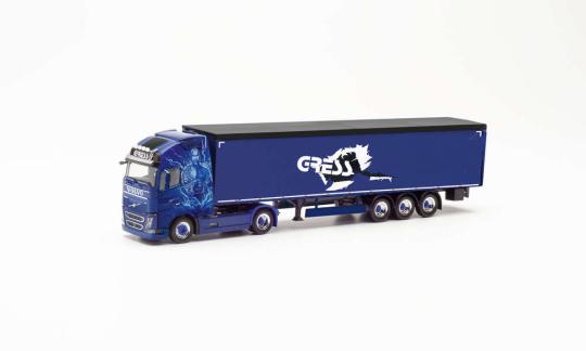 Herpa LKW Volvo FH4 Glob/Aerop. XL Schubboden-SZ Gress 