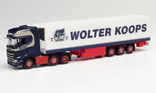 Herpa LKW Scania CS 20 HD Kühl-KSZ Wolter Koops 312547 