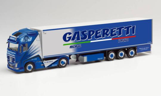 Herpa LKW Volvo FH4 Glob/Aerop. Kühl-KSZ Gasparetti 