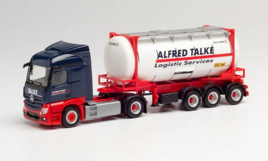 Herpa LKW MB Actros 18 Streamspace Swapbody-Sz Talke 312868 