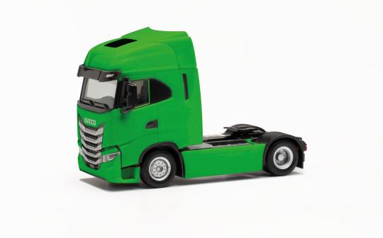 Herpa LKW Iveco S-Way SZM gelbgrün 