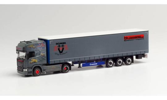 Herpa LKW Scania R 13 Topl/Aerop. Ga-KSZ HP Transped History 313483 