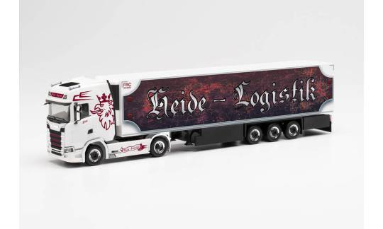 Herpa LKW Scania CS 20 HD/Aerop Kühl-KSZ Heide Logistik 